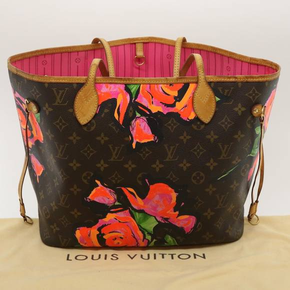 LOUIS VUITTON Monogram Rose Neverfull MM Tote Bag M48613 LV Auth yk4422A - Picture 12 of 16